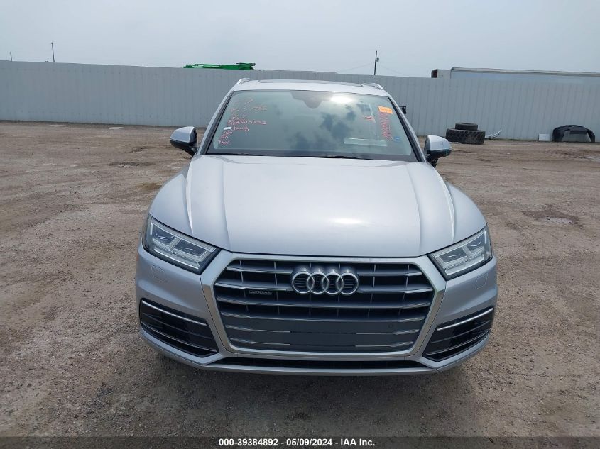 2018 Audi Q5 2.0T Premium/2.0T Tech Premium VIN: WA1BNAFY4J2112068 Lot: 39384892