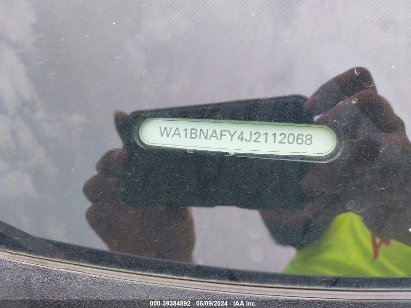 2018 Audi Q5 2.0T Premium/2.0T Tech Premium VIN: WA1BNAFY4J2112068 Lot: 39384892