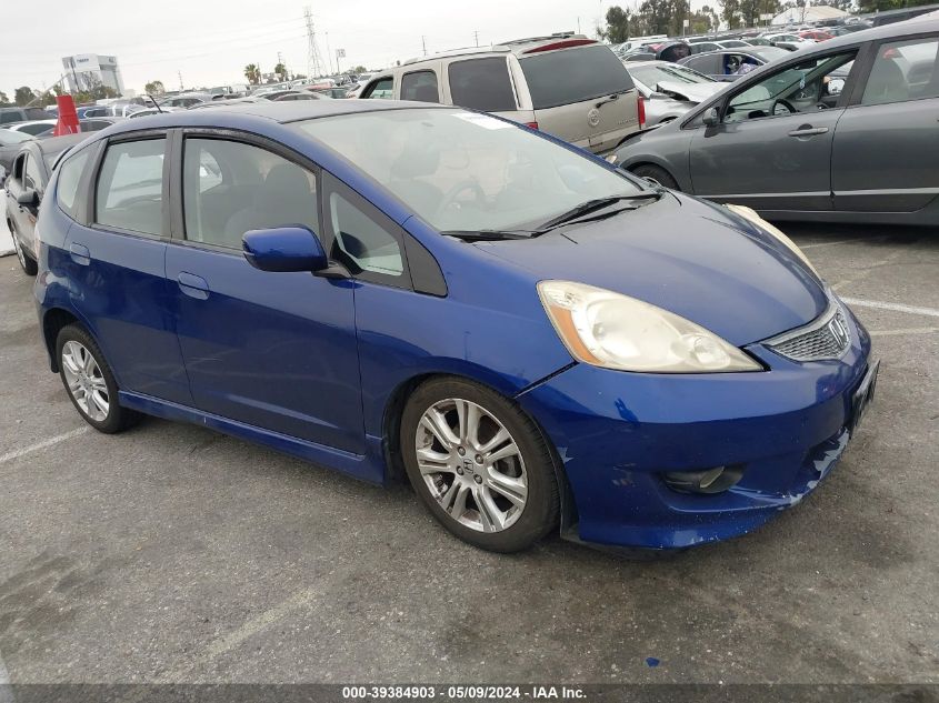 2009 Honda Fit Sport VIN: JHMGE88439S005215 Lot: 39384903