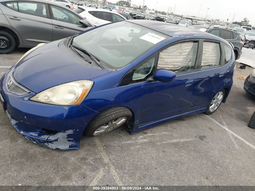 2009 Honda Fit Sport VIN: JHMGE88439S005215 Lot: 39384903