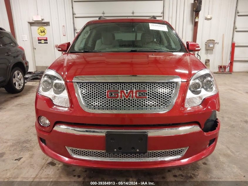 2012 GMC Acadia Denali VIN: 1GKKVTED3CJ308791 Lot: 39384913