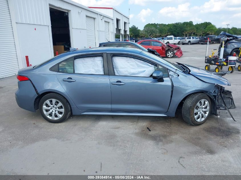 2021 Toyota Corolla Le VIN: JTDEPMAE1MJ173920 Lot: 39384914