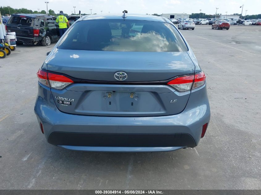 2021 Toyota Corolla Le VIN: JTDEPMAE1MJ173920 Lot: 39384914