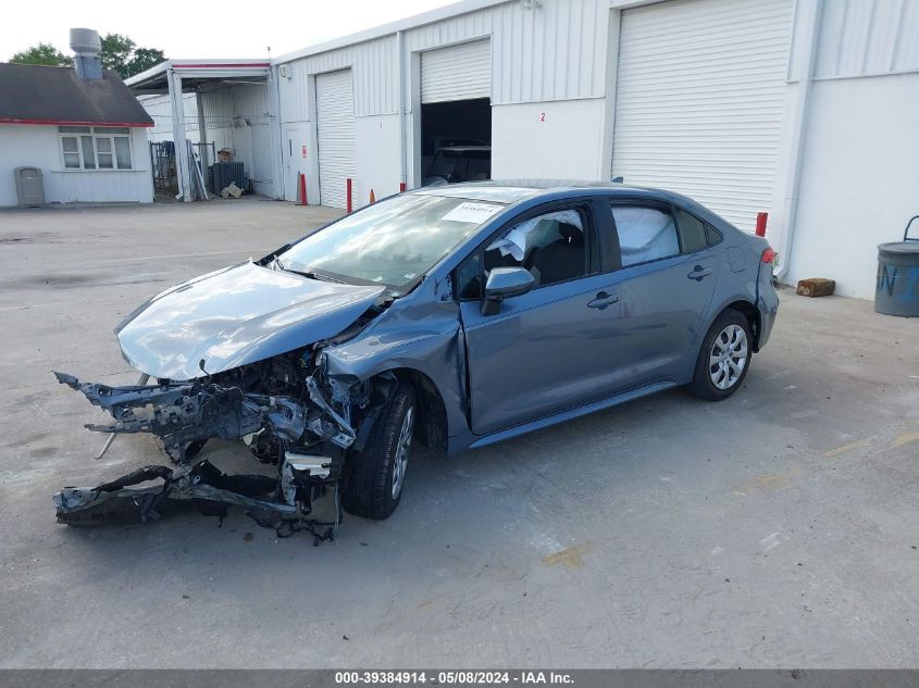 2021 Toyota Corolla Le VIN: JTDEPMAE1MJ173920 Lot: 39384914