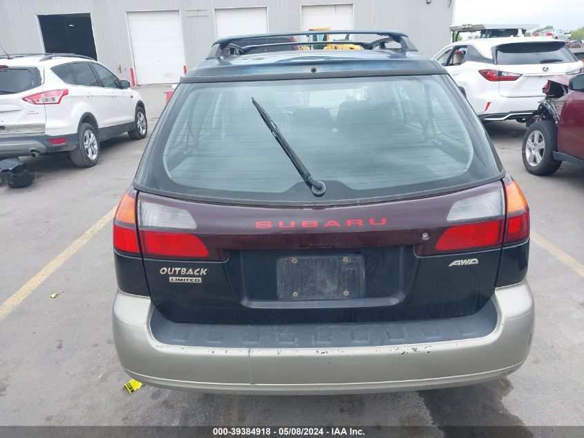 2000 Subaru Outback Limited VIN: 4S3BH6864Y7646304 Lot: 39384918