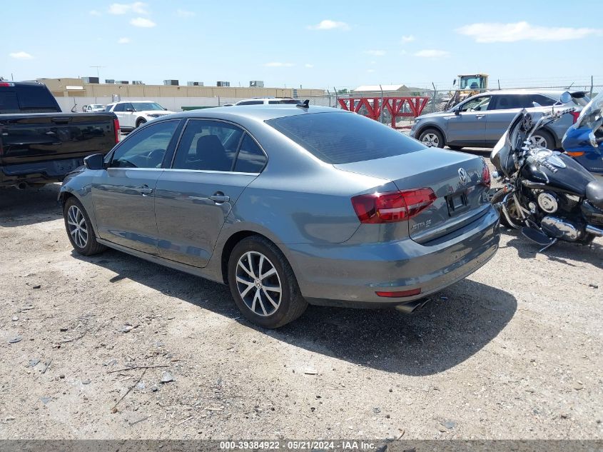 2017 Volkswagen Jetta 1.4T Se VIN: 3VWDB7AJ0HM291648 Lot: 39384922