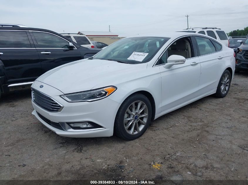 2017 Ford Fusion Se VIN: 3FA6P0HD2HR387357 Lot: 39384933