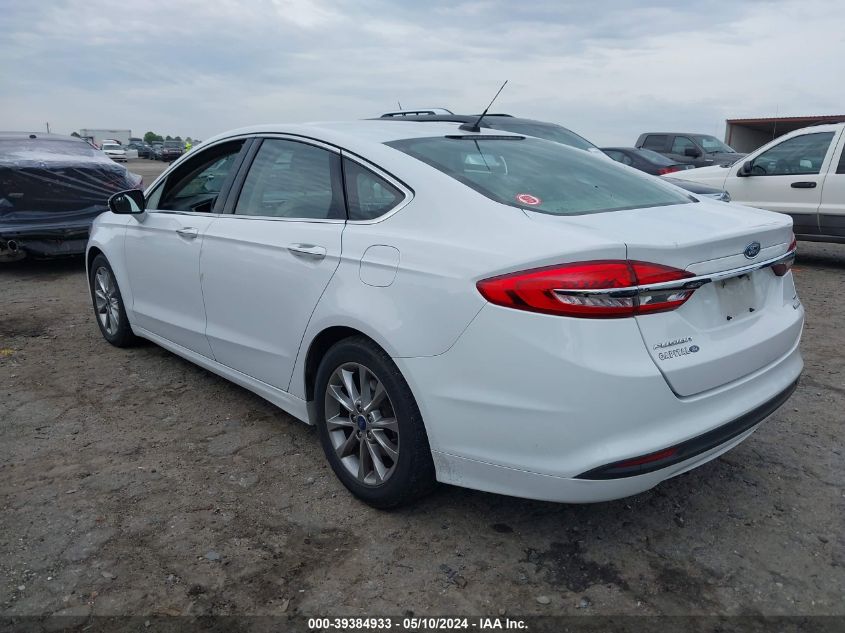 2017 Ford Fusion Se VIN: 3FA6P0HD2HR387357 Lot: 39384933