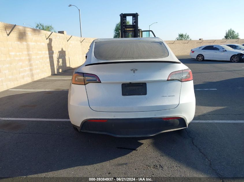 2021 Tesla Model Y Long Range Dual Motor All-Wheel Drive VIN: 5YJYGDEE1MF158963 Lot: 39384937