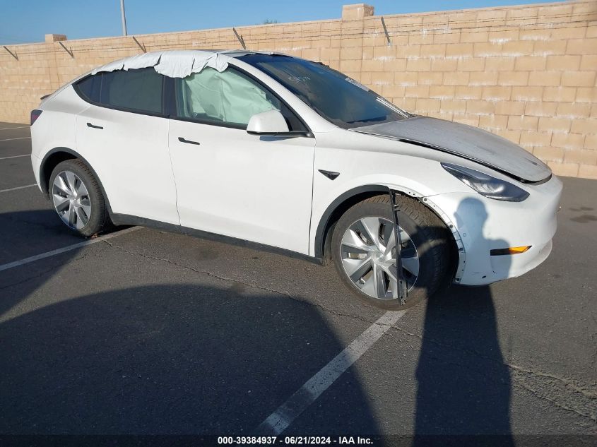 2021 Tesla Model Y Long Range Dual Motor All-Wheel Drive VIN: 5YJYGDEE1MF158963 Lot: 39384937