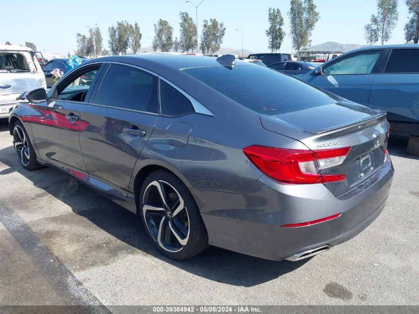 2019 Honda Accord Sport VIN: 1HGCV1F34KA148804 Lot: 39384942