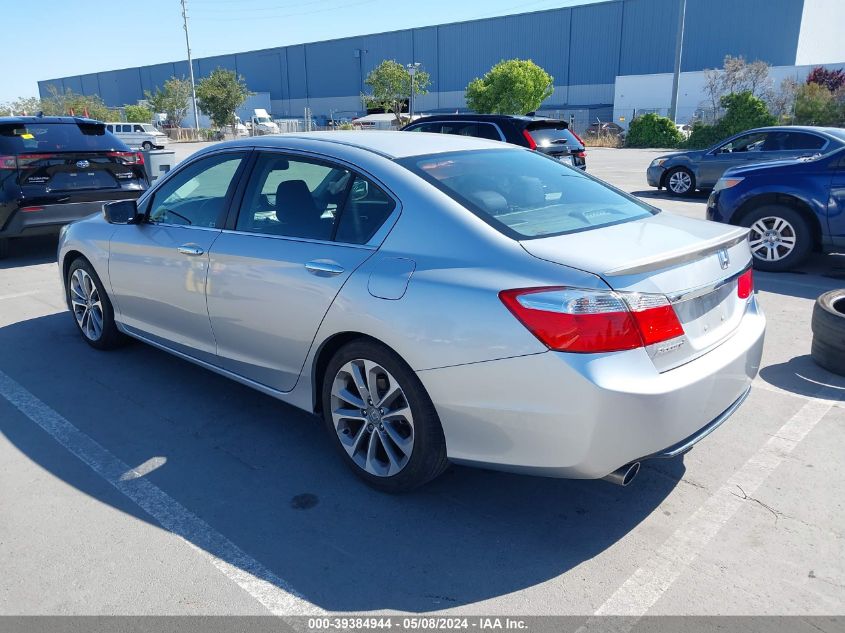 2013 Honda Accord Sport VIN: 1HGCR2F50DA084212 Lot: 39384944