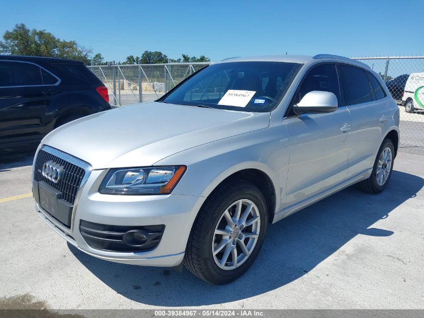 2012 Audi Q5 2.0T Premium VIN: WA1CFAFP7CA111689 Lot: 39384967