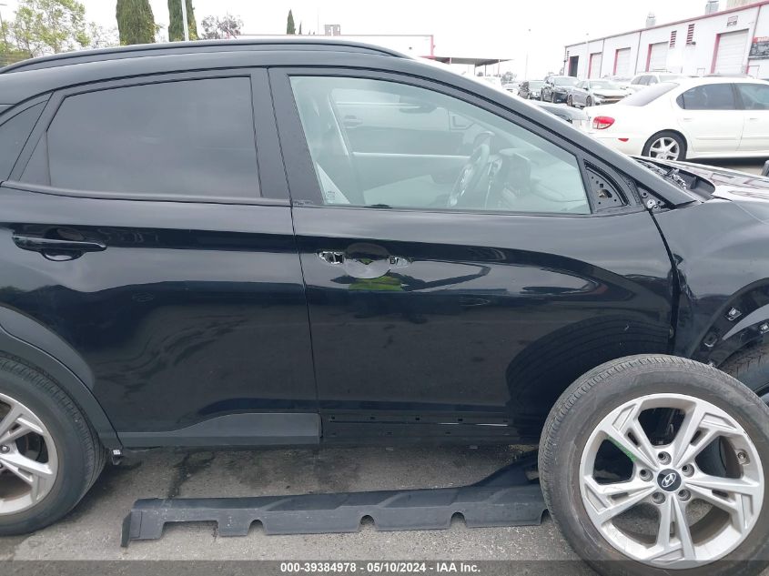 2022 Hyundai Kona Sel VIN: KM8K62AB9NU801766 Lot: 39384978