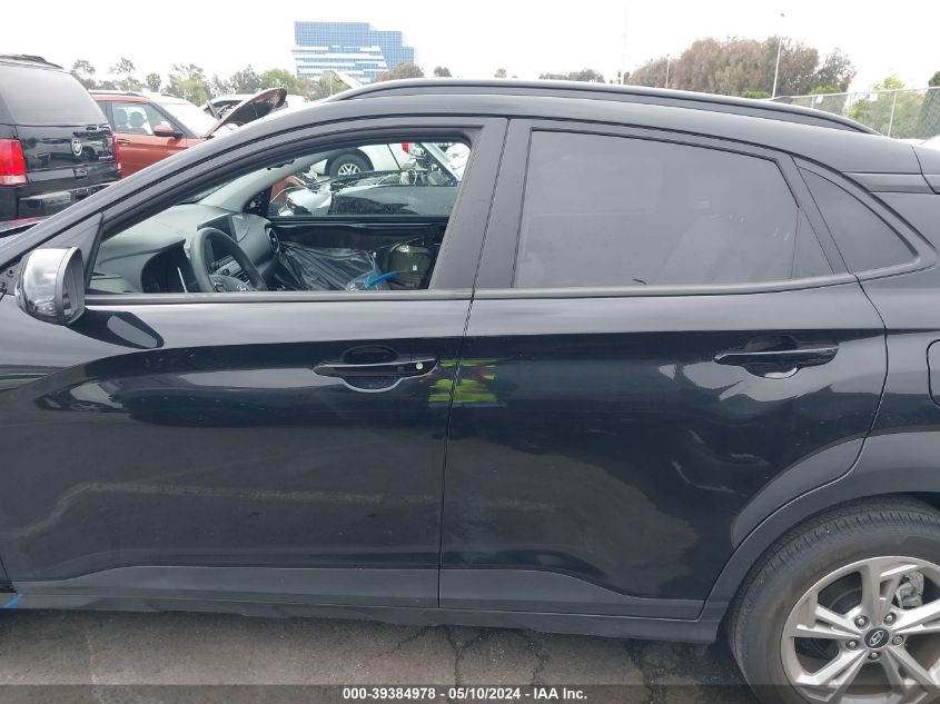 2022 Hyundai Kona Sel VIN: KM8K62AB9NU801766 Lot: 39384978