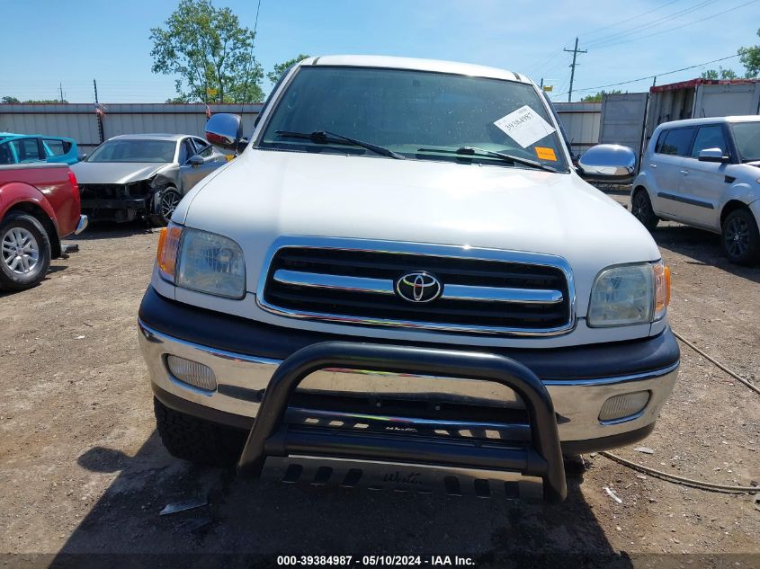 2001 Toyota Tundra Sr5 V8 VIN: 5TBBT44161S163737 Lot: 39384987