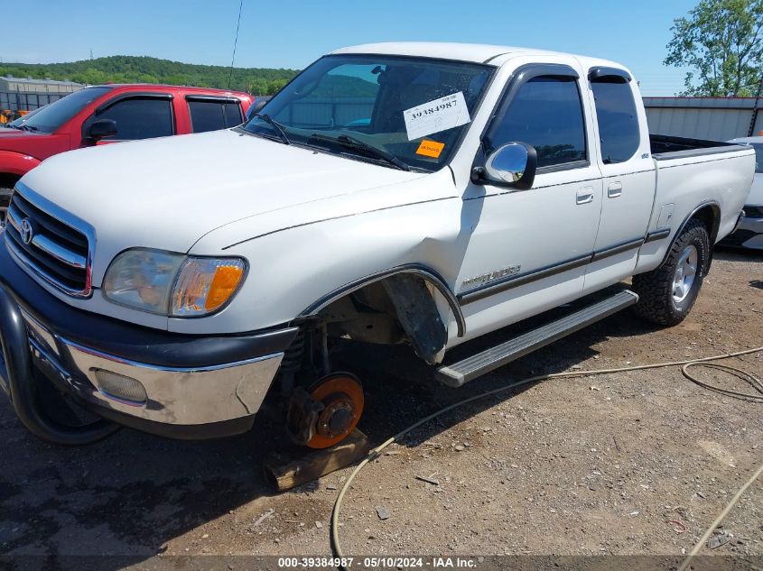 2001 Toyota Tundra Sr5 V8 VIN: 5TBBT44161S163737 Lot: 39384987