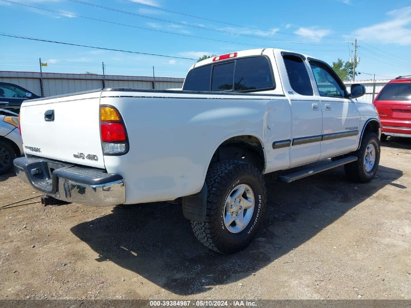 2001 Toyota Tundra Sr5 V8 VIN: 5TBBT44161S163737 Lot: 39384987