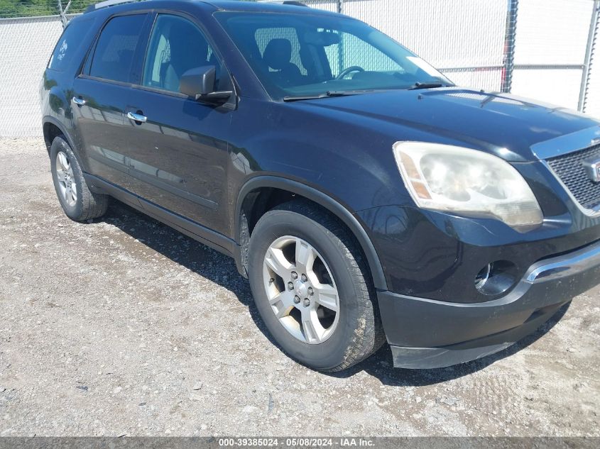 2010 GMC Acadia Sl VIN: 1GKLRKED7AJ255383 Lot: 39385024