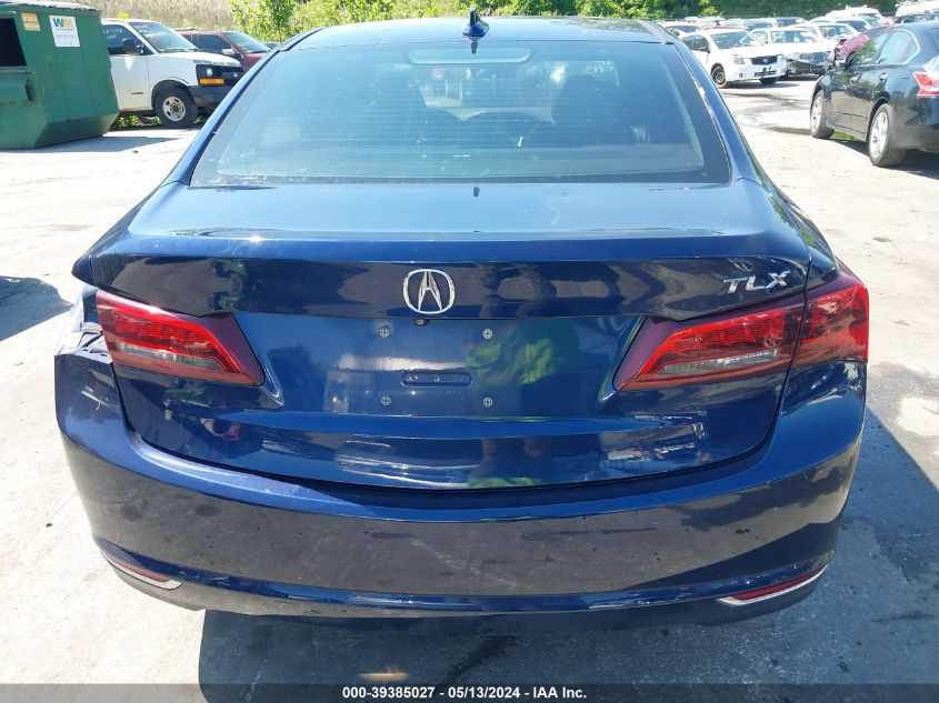 2015 Acura Tlx Tech VIN: 19UUB1F53FA021398 Lot: 39385027