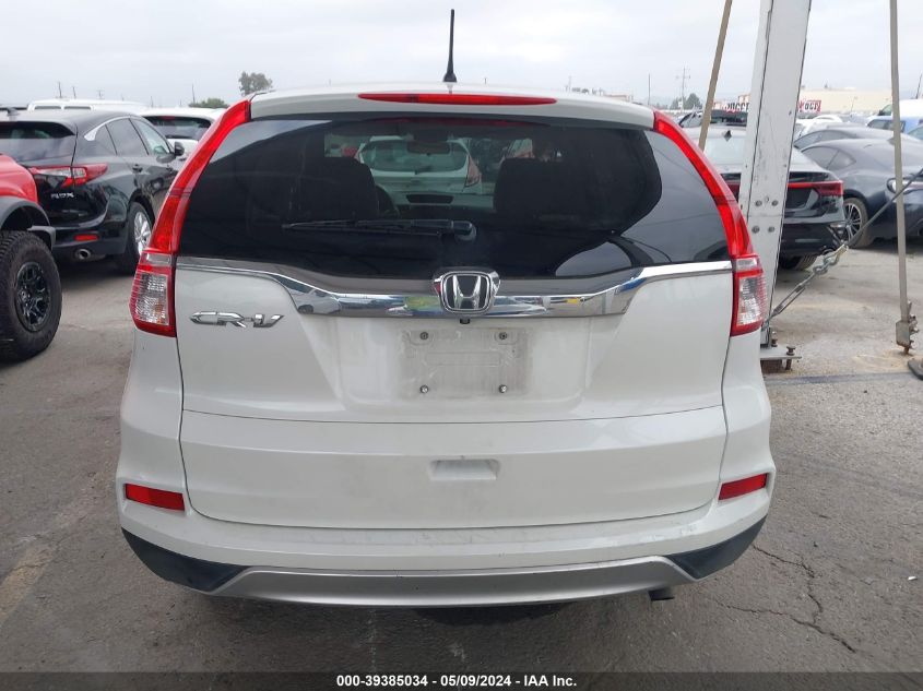 2016 Honda Cr-V Ex VIN: 5J6RM3H51GL011458 Lot: 39385034