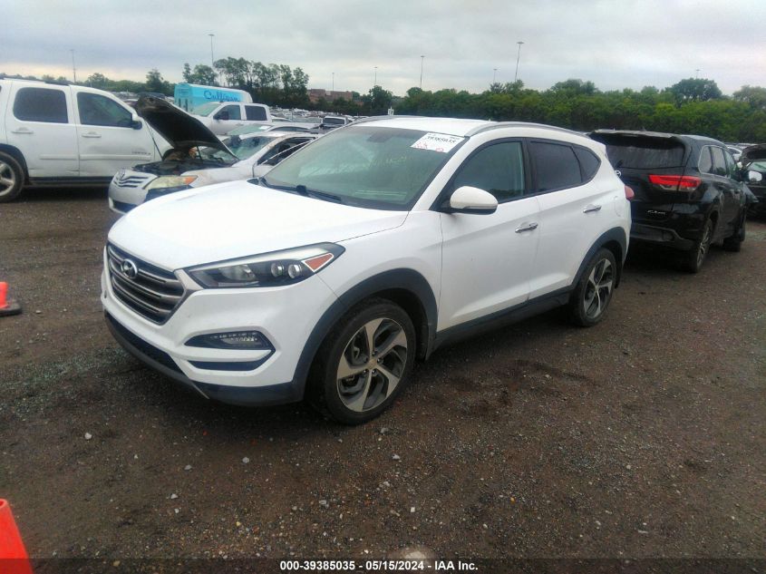 2016 Hyundai Tucson Limited VIN: KM8J3CA23GU026457 Lot: 39385035