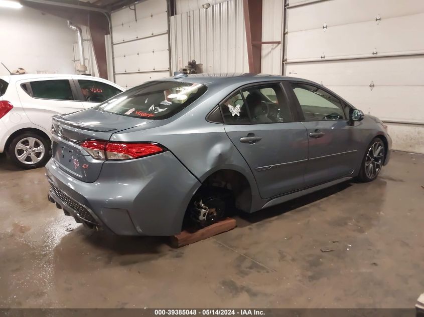 2020 Toyota Corolla Se VIN: 5YFP4RCE7LP011537 Lot: 39385048