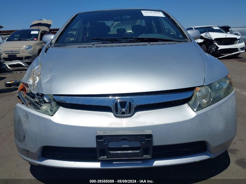 2006 Honda Civic Lx VIN: 1HGFA16536L073081 Lot: 39385059