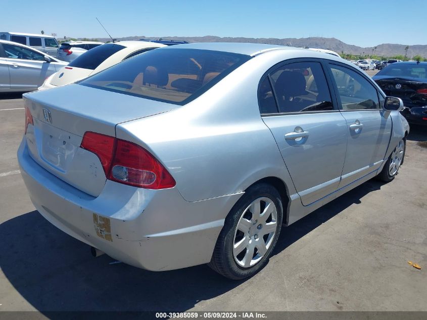 2006 Honda Civic Lx VIN: 1HGFA16536L073081 Lot: 39385059