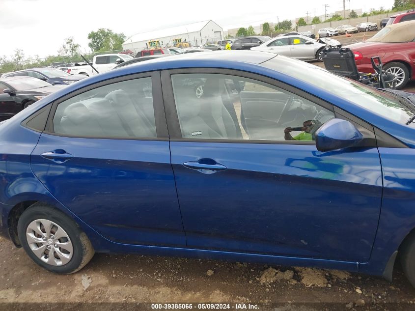 2016 Hyundai Accent Se VIN: KMHCT4AE0GU116108 Lot: 39385065