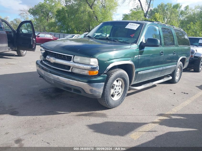 2002 Chevrolet Suburban 1500 Lt VIN: 3GNFK16Z92G148508 Lot: 39385070