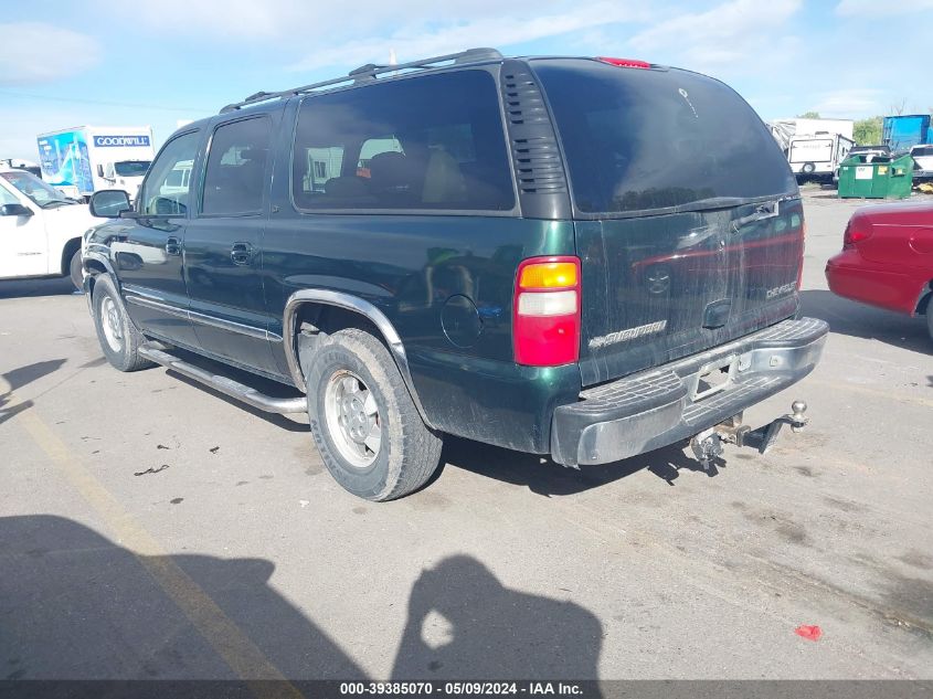 2002 Chevrolet Suburban 1500 Lt VIN: 3GNFK16Z92G148508 Lot: 39385070