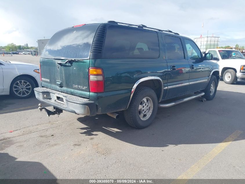 2002 Chevrolet Suburban 1500 Lt VIN: 3GNFK16Z92G148508 Lot: 39385070