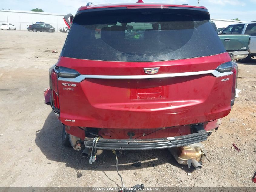 1GYKPGRS9MZ136205 2021 Cadillac Xt6 Awd Sport