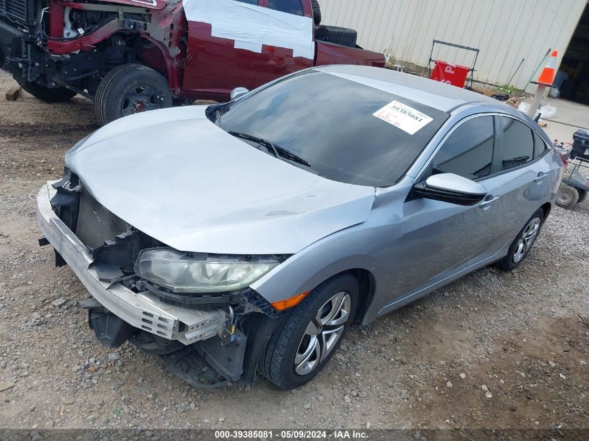 2016 Honda Civic Lx VIN: 19XFC2F52GE068933 Lot: 39385081