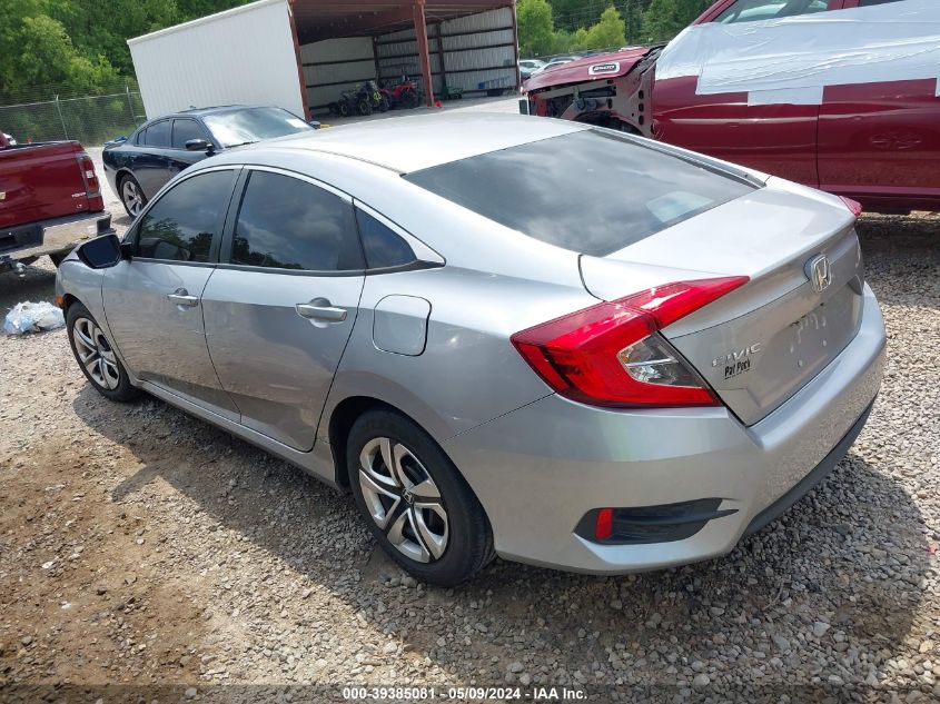 2016 Honda Civic Lx VIN: 19XFC2F52GE068933 Lot: 39385081