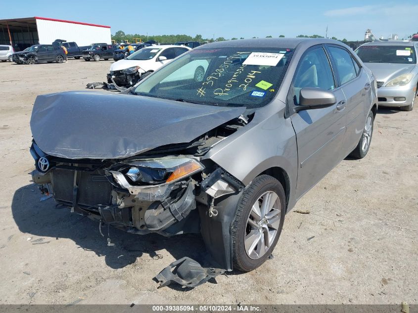 2014 Toyota Corolla Le Eco Plus VIN: 5YFBPRHEXEP111886 Lot: 39385094