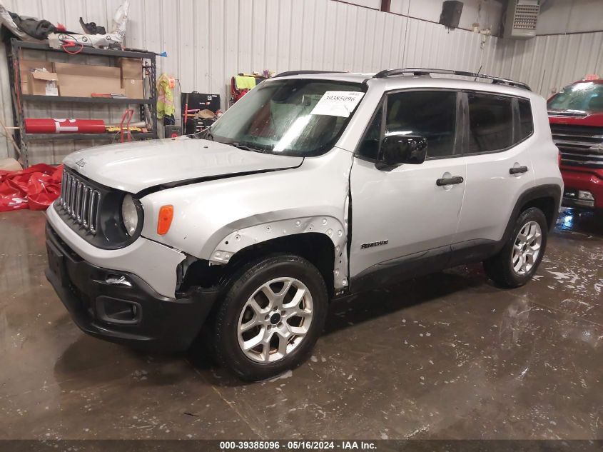 2015 Jeep Renegade Latitude VIN: ZACCJBBT7FPC16704 Lot: 39385096