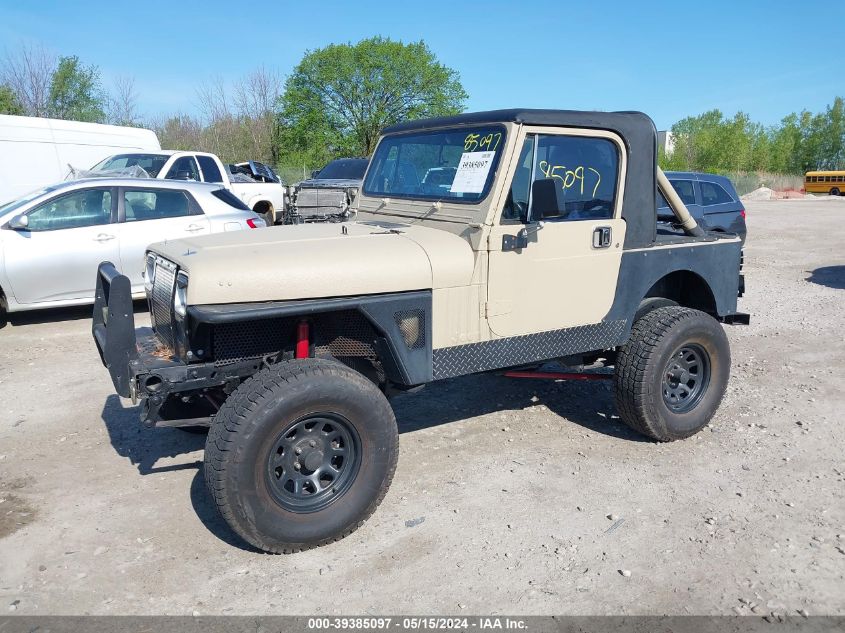 1989 Jeep Wrangler / Yj VIN: 2J4FY19E5KJ163851 Lot: 39385097