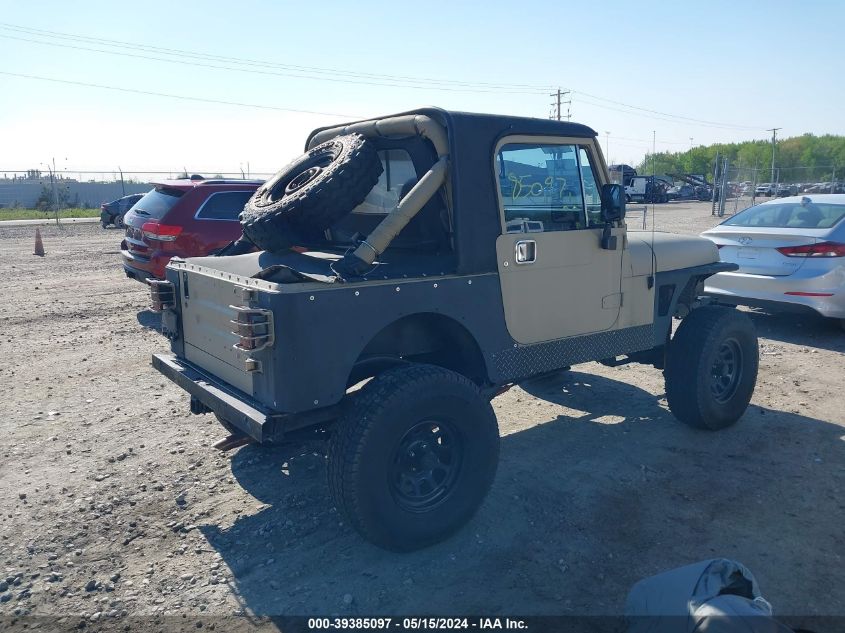 1989 Jeep Wrangler / Yj VIN: 2J4FY19E5KJ163851 Lot: 39385097