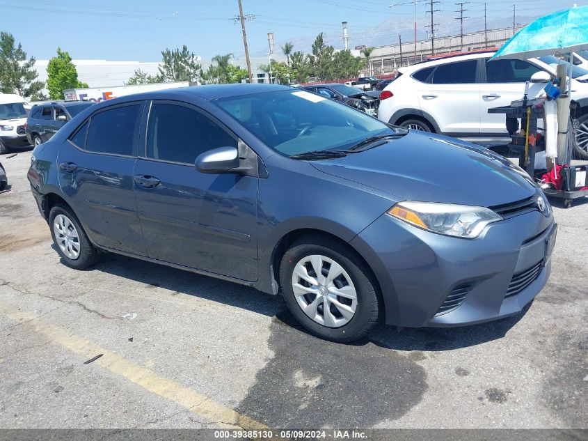 2014 Toyota Corolla Le Eco VIN: 2T1BPRHE0EC091910 Lot: 39385130