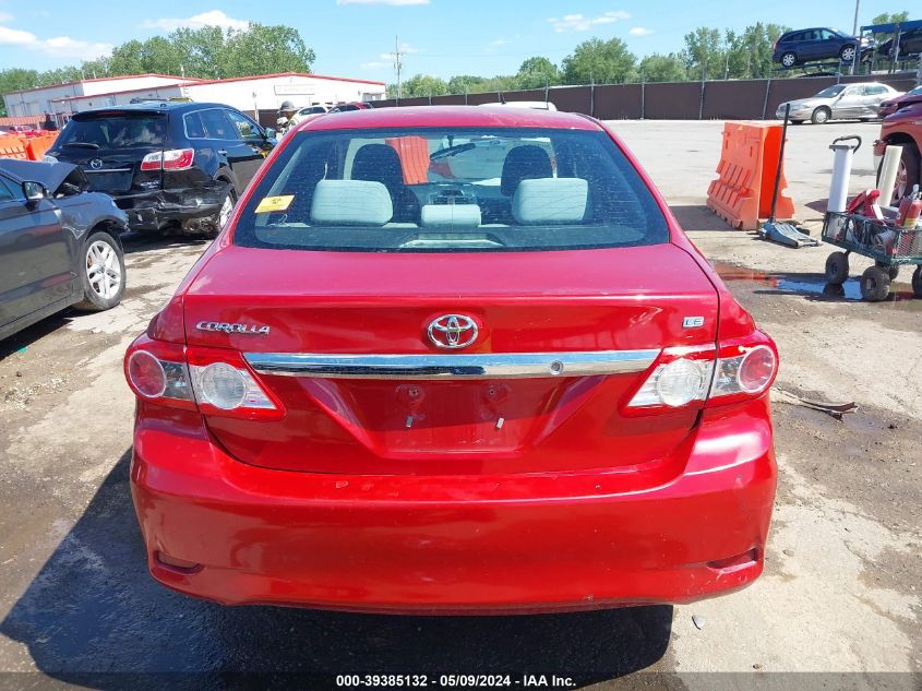 2012 Toyota Corolla Le VIN: 2T1BU4EE5CC766258 Lot: 39385132