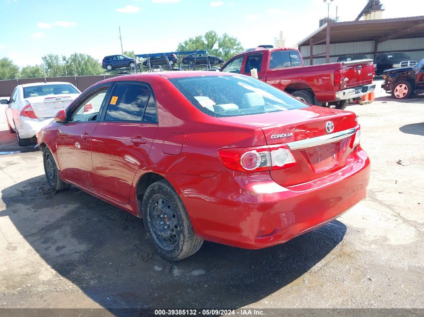 2012 Toyota Corolla Le VIN: 2T1BU4EE5CC766258 Lot: 39385132