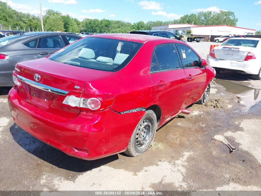 2012 Toyota Corolla Le VIN: 2T1BU4EE5CC766258 Lot: 39385132