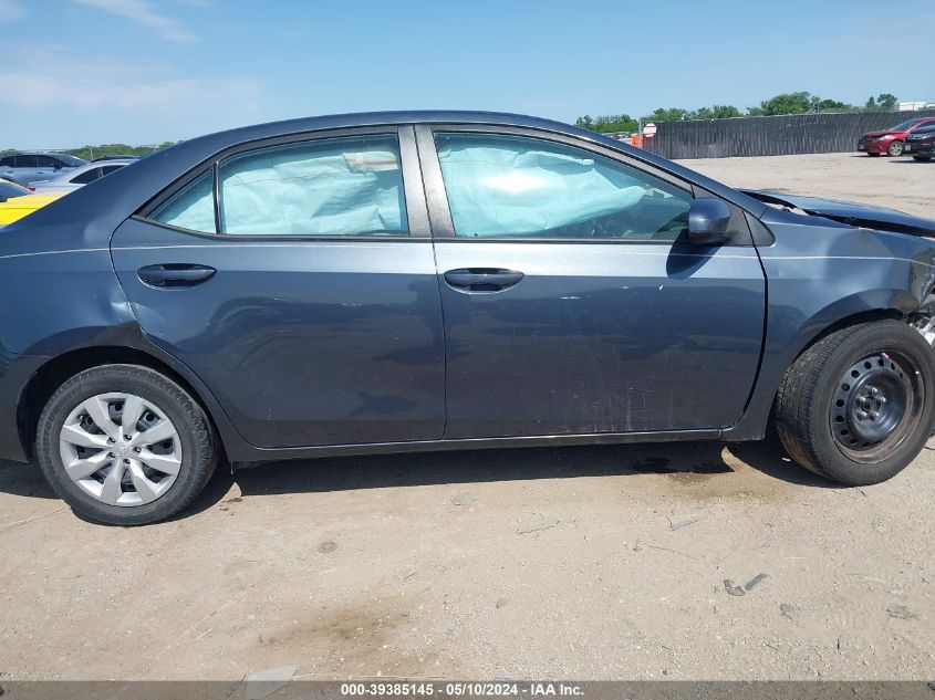 2016 Toyota Corolla Le VIN: 5YFBURHEXGP406689 Lot: 39385145