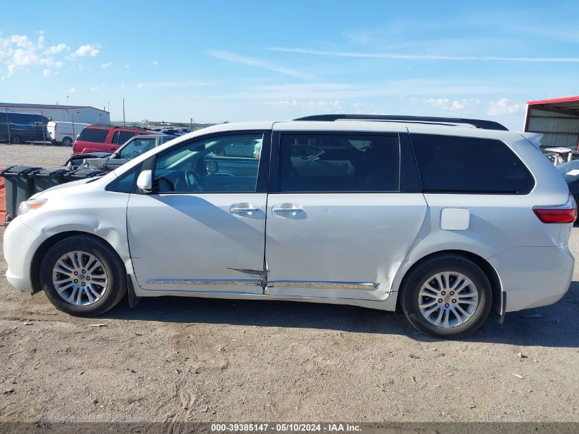 2016 Toyota Sienna Xle 8 Passenger VIN: 5TDYK3DC2GS753667 Lot: 39385147