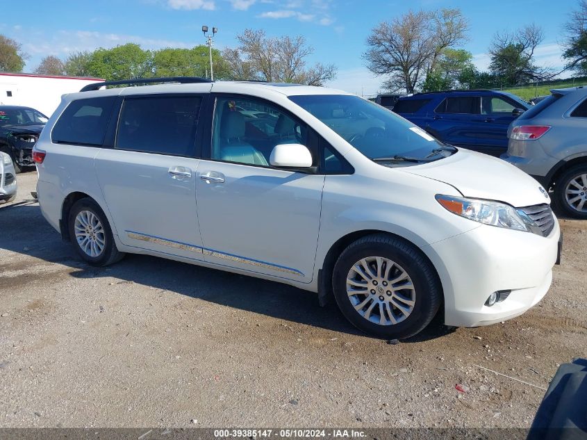 2016 Toyota Sienna Xle 8 Passenger VIN: 5TDYK3DC2GS753667 Lot: 39385147