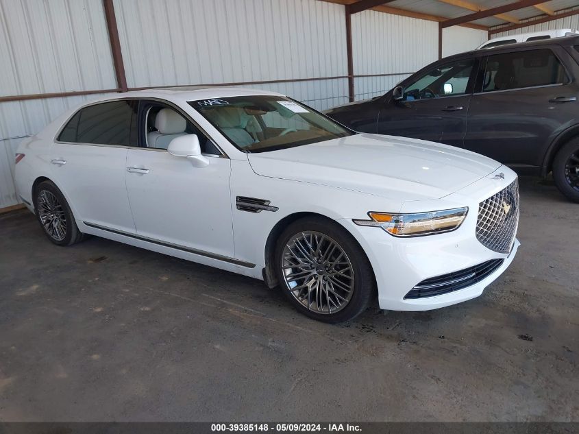 2021 Genesis G90 5.0 Ultimate Awd VIN: KMTF54PH6MU089278 Lot: 39385148