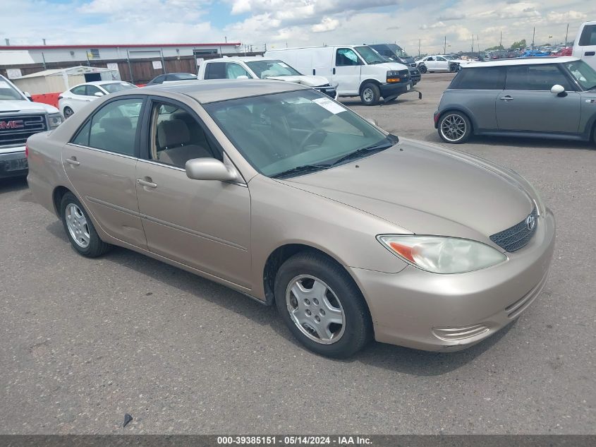 2002 Toyota Camry Le V6 VIN: 4T1BF30KX2U026249 Lot: 39385151