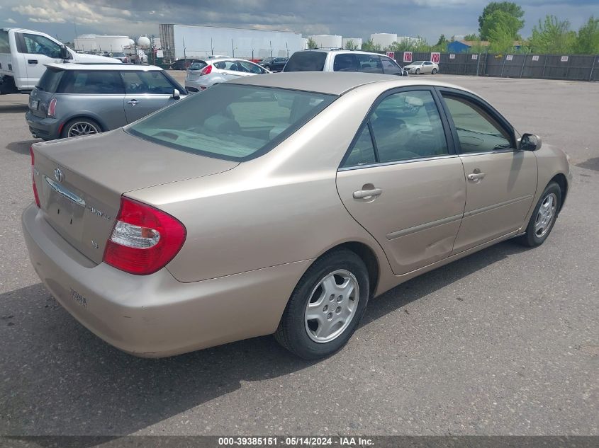 2002 Toyota Camry Le V6 VIN: 4T1BF30KX2U026249 Lot: 39385151